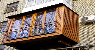 Внешняя отделка балкона Новотроицк цена от 1049 руб. м/2.